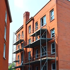 old houses in the city