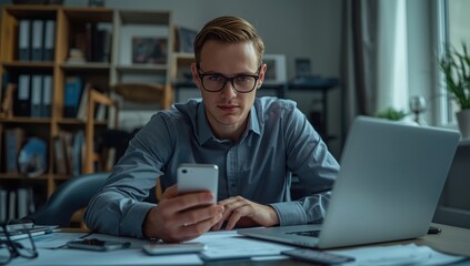 professional conducts tasks and participates in online meetings using digital devices.jpeg