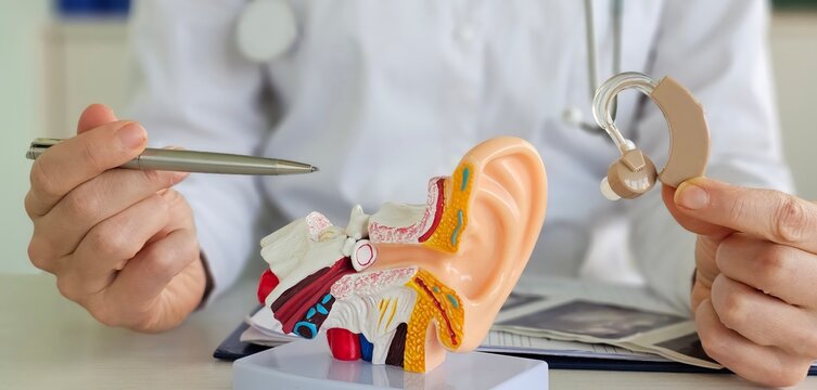 Presentation of in-the-canal hearing aid