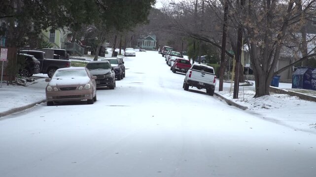Austin Ice Storm in Austin, Texas 2026 1/25/2026