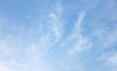 Obraz premium blue sky white