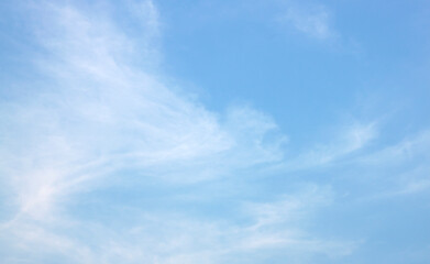 Obraz premium blue sky white