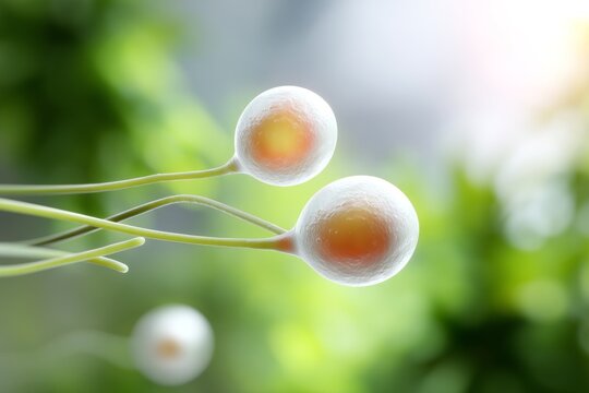 Detailed Interaction of Sperm and Egg Cells in Micro 9D Representation