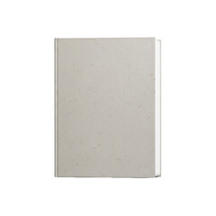 Blank notebook for writing and office use, isolated on white background