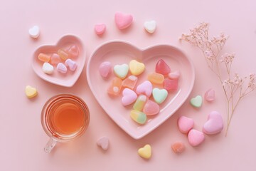Heart Candy Flat Lay