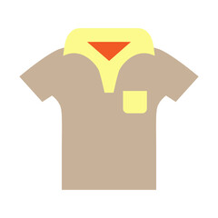 Golf Attire Vector Flat Icon Design