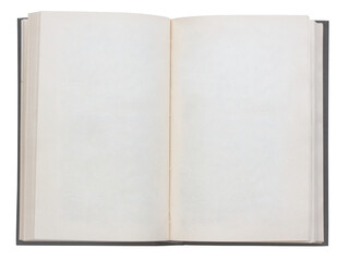 Naklejka premium Open Book with Blank Pages Displayed