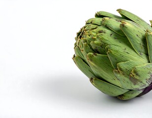 Obraz premium Fresh artichoke on white background (1)