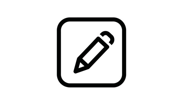 Pencil icon symbol