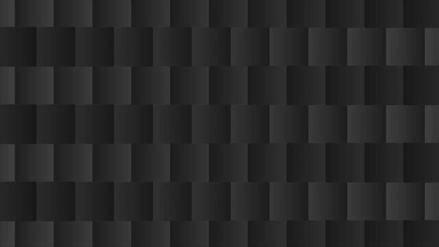 Black square fractal noise looping animation with subtle mirrored motion background