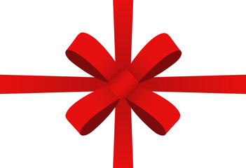 Red and Pink Ribbon Bow Collection for Gift and Valentine Designs