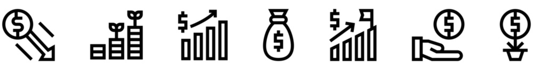 Profit Icons Set.eps