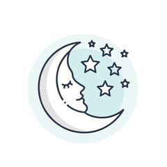 Moon Crescent and Stars