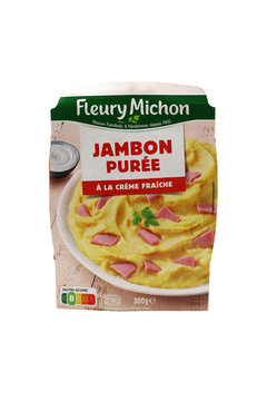pr&eacute;paration jambon pur&eacute;e de chez Fleury Michon