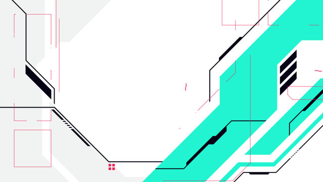 Abstract sci-fi background with cyberpunk style design