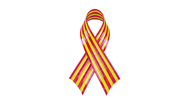 Catalan Flag Ribbon