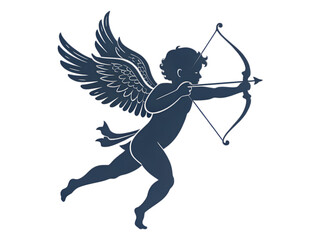 Fototapeta premium cupid with bow and arrow