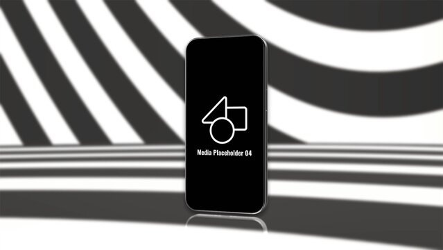 Modern Abstract 3D Smartphone Mockup Media Display