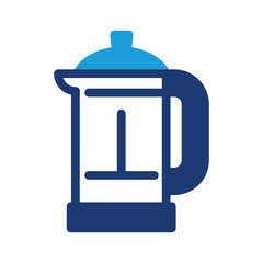 moka pot colored icon vector design good for web or mobile app