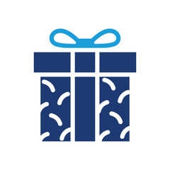 christmas gift box colored icon vector design good for web or mobile app