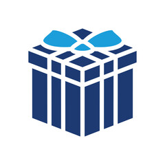 isometric gift box colored icon vector design good for web or mobile app