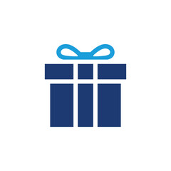 small gift box colored icon vector design good for web or mobile app