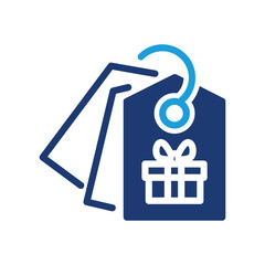 small gift box colored icon vector design good for web or mobile app