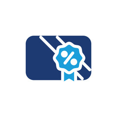 discount coupon bubble colored icon vector design good for web or mobile app