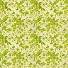 green leaves seamless pattern