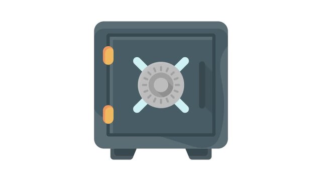 A secure safe box containing a key, representing safety and the importance of safeguarding personal items.