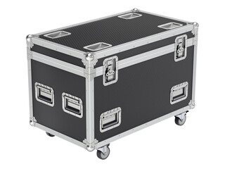 Flight case isolated on white background - 3D illustration