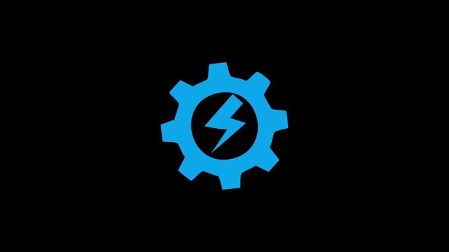 Minimalist electrical icon representing electricity, power, or energy. Features a simple lightning bolt or plug design, suitable for technology, electronics, energy, and utility-related applications.