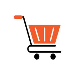 shopping cart icon vector