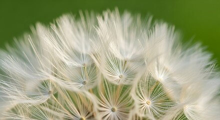 Obraz premium Dandelion Seed Head Macro Blowball Nature Beauty.