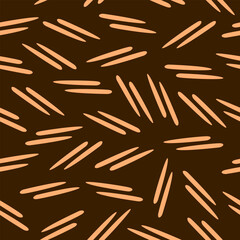 Chopstick seamless pattern background. Wooden chopstick motif doodle cartoon