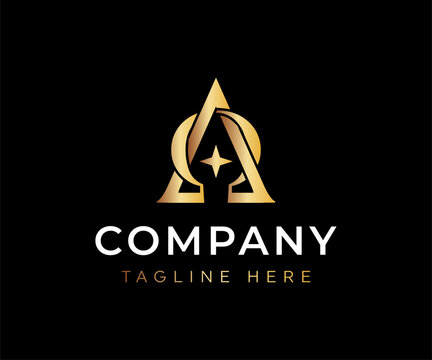 Alpha Omega logo design Vector