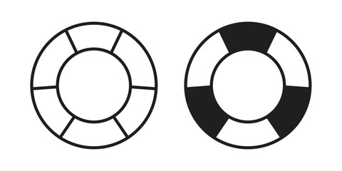 Life buoy icon symbol design template. Vector 10 eps. © Creatives