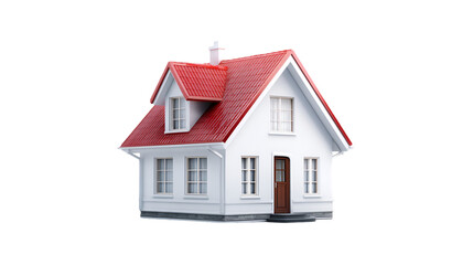 Fototapeta premium Contemporary suburban family home architecture with wrap-around porch.