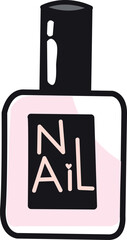 Hand Drawn Nail Palish Vector Design