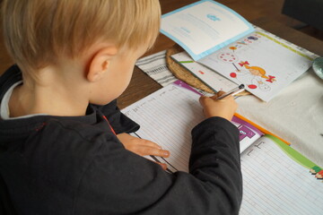 Praca domowa dziecka