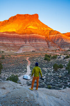 Van Life Photographer Exploring Utah Public Lands