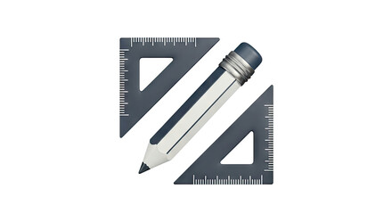 Pencil and Rulers Icon