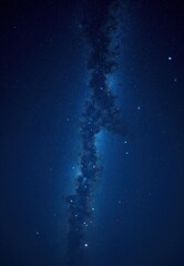 Obraz premium Vertical Milky Way with Stars and Nebulae