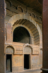 Obraz premium entrance to the old temple