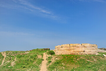 Fototapeta premium ruins of the ancient buddhist temple