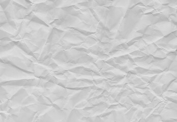 Obraz premium Paper background texture crumple wrinkle white pattern, torn newspaper abstract rough vintage wall parchment crease scrapbook coraboard, wrinkled aged crushed crumpled.