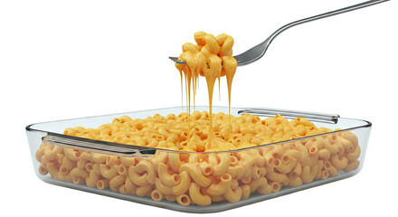 Macaroni and Cheese with Melting Cheese