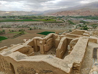 Bamyan, Afghanistan - once famous for its marvellous Buddhas carved in the stone, Bayman is still today one of the most beautiful and interesting cities in Afghanistan