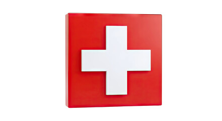 Obraz premium Swiss Flag Emblem