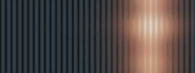 Obraz premium Vertical stripes with gradient light effect on the right side